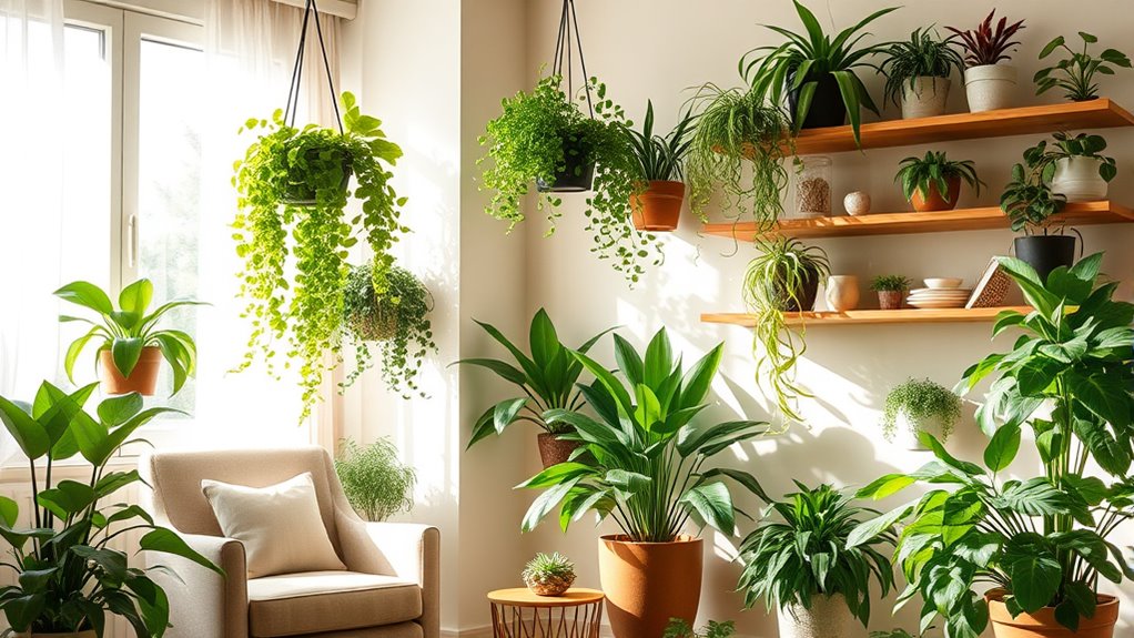 plants enhance relaxation and well being