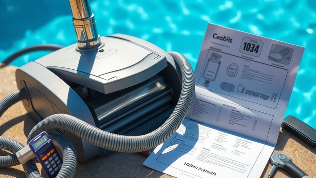 pool cleaner initial costs