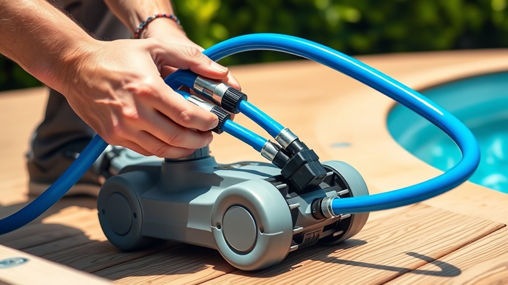 pool cleaner installation guide