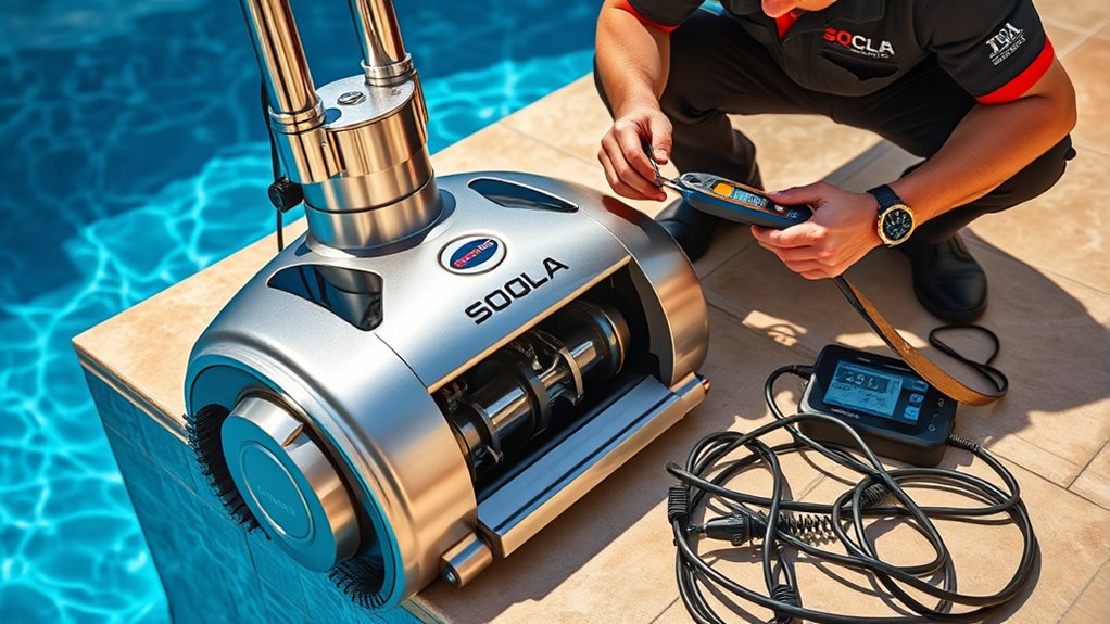 pool cleaner maintenance support