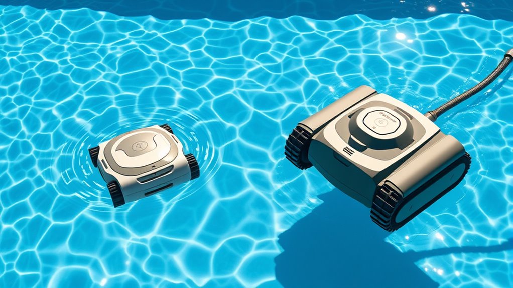 pool cleaner power and features