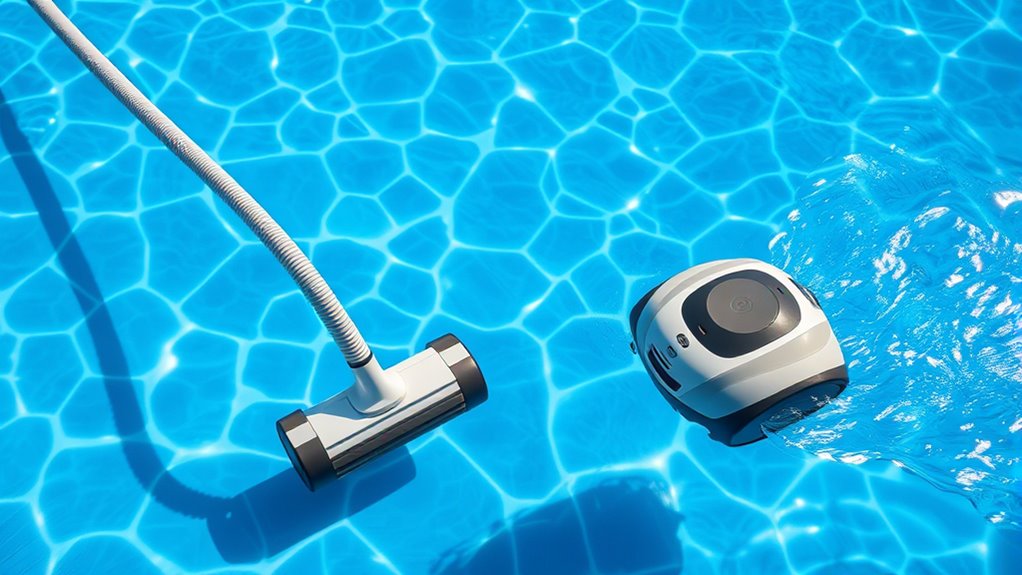 pool cleaner suction operation
