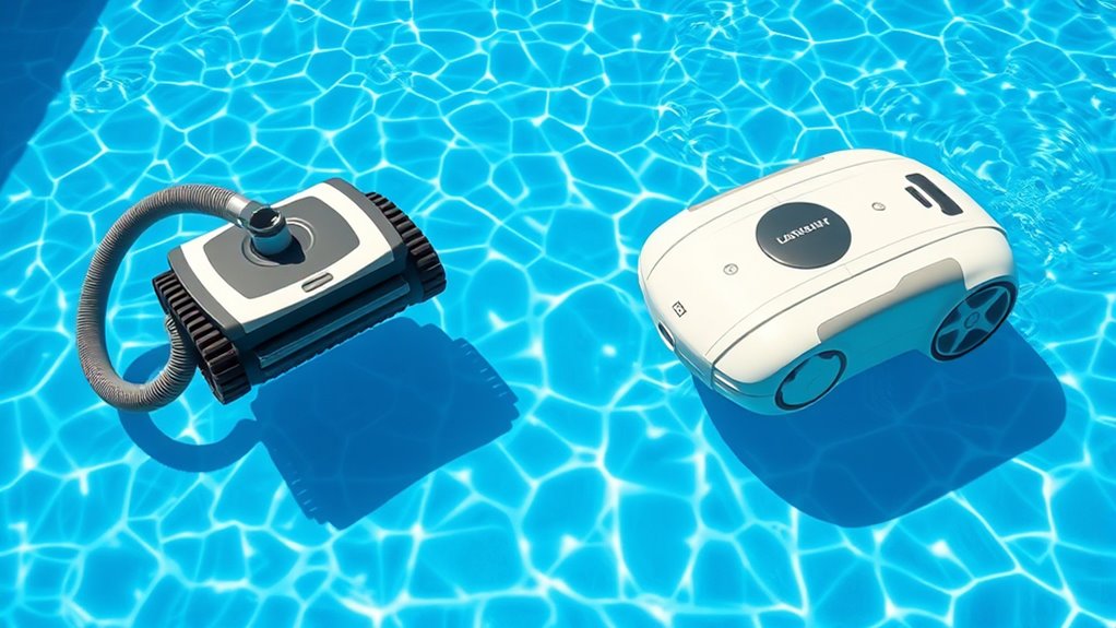 pool cleaning method comparison