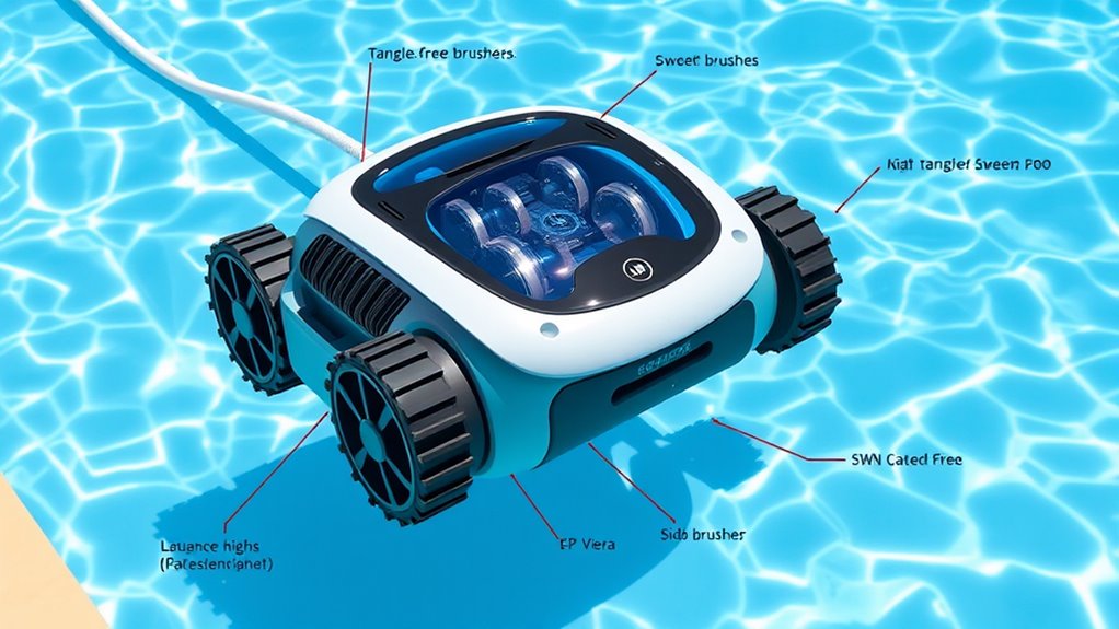pool cleaning system components