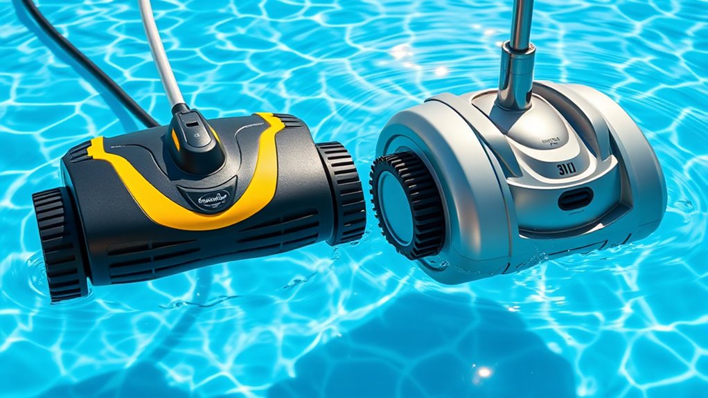 pressure pool cleaner efficiency