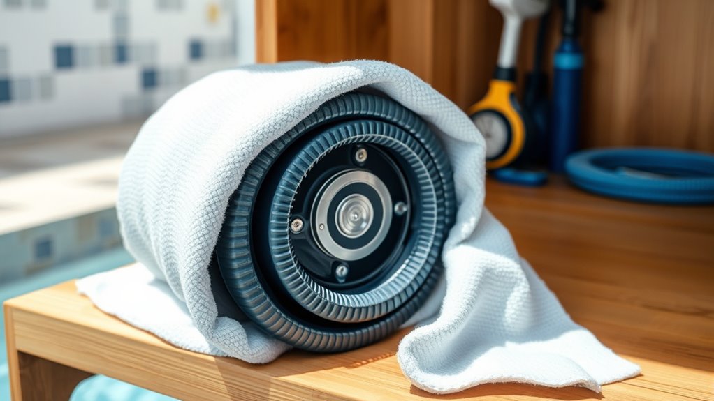 proper pressure pool cleaner storage