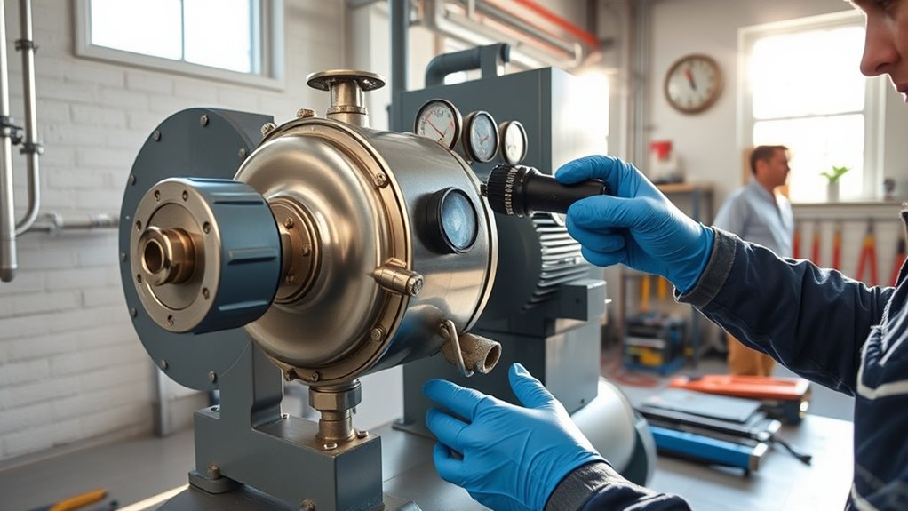 regular pump visual inspections