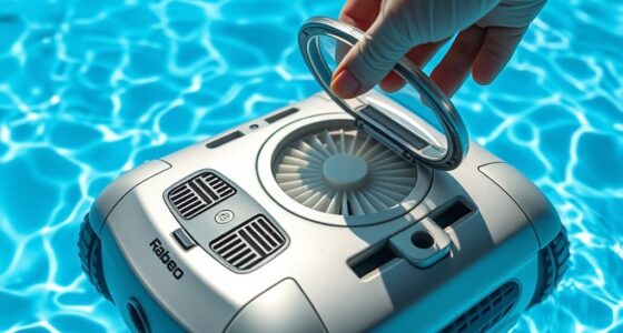 regular robotic pool cleaning