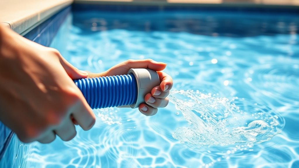 remove air bubbles from hose