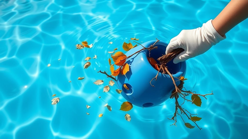 remove debris regularly