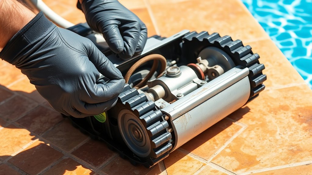 replace worn pool parts