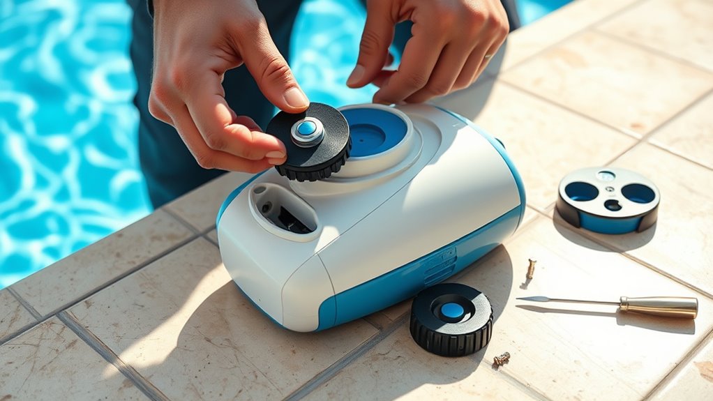 replacing suction pool cleaner parts