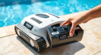 robotic pool battery maintenance
