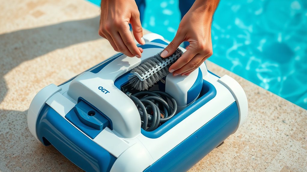 robotic pool cleaner maintenance