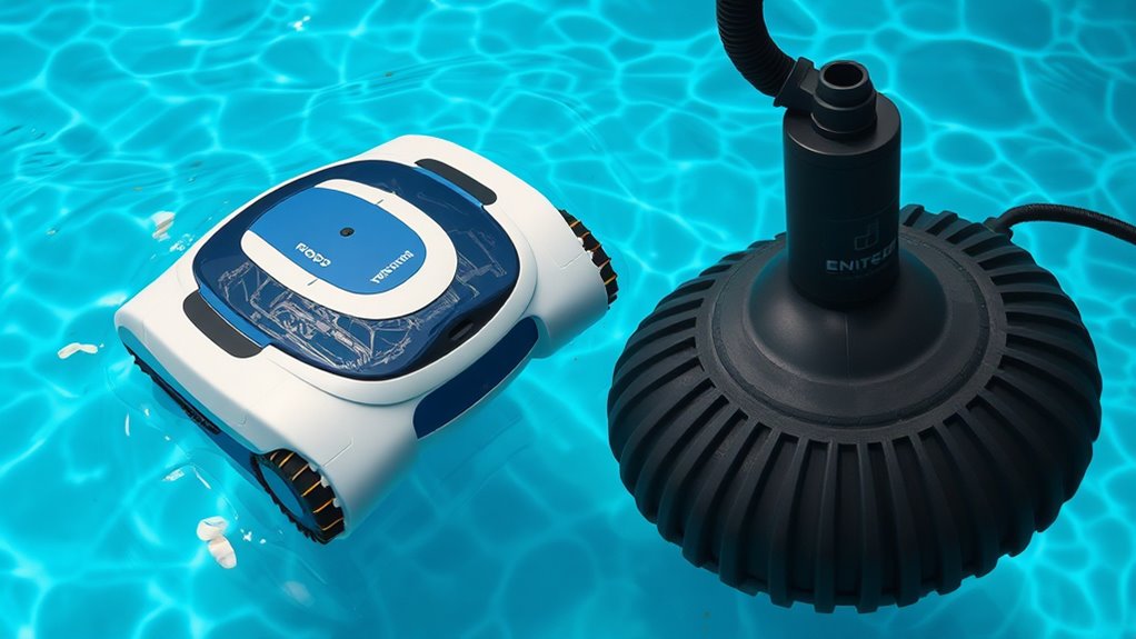robotic vs suction cleaners