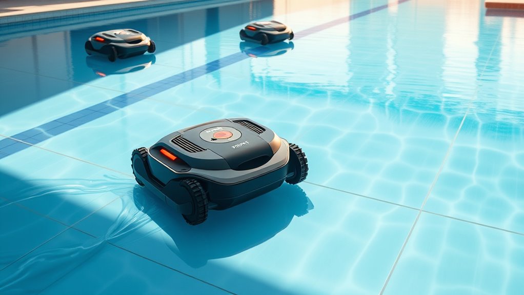 robots overtaking suction cleaners
