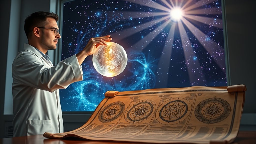 science and spirit intertwined