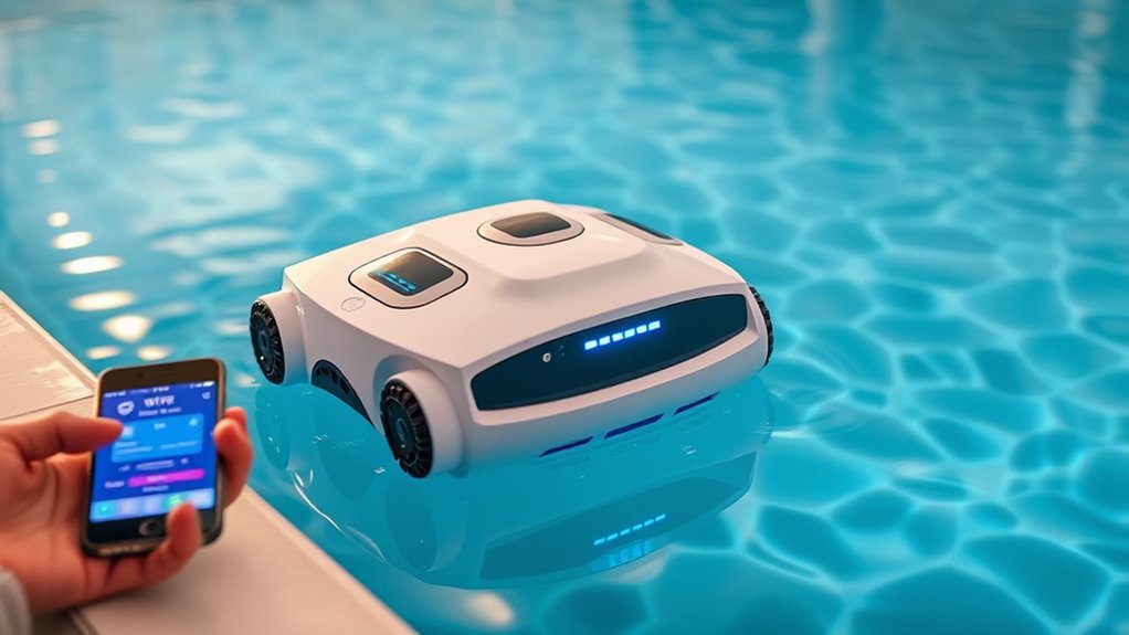 smart pool cleaner connectivity