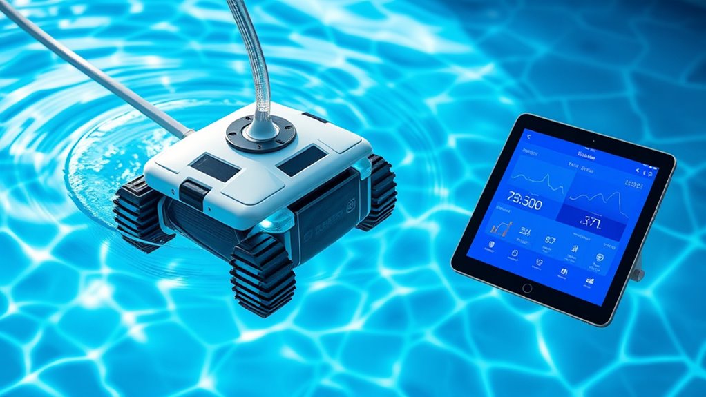 smart pool cleaning control