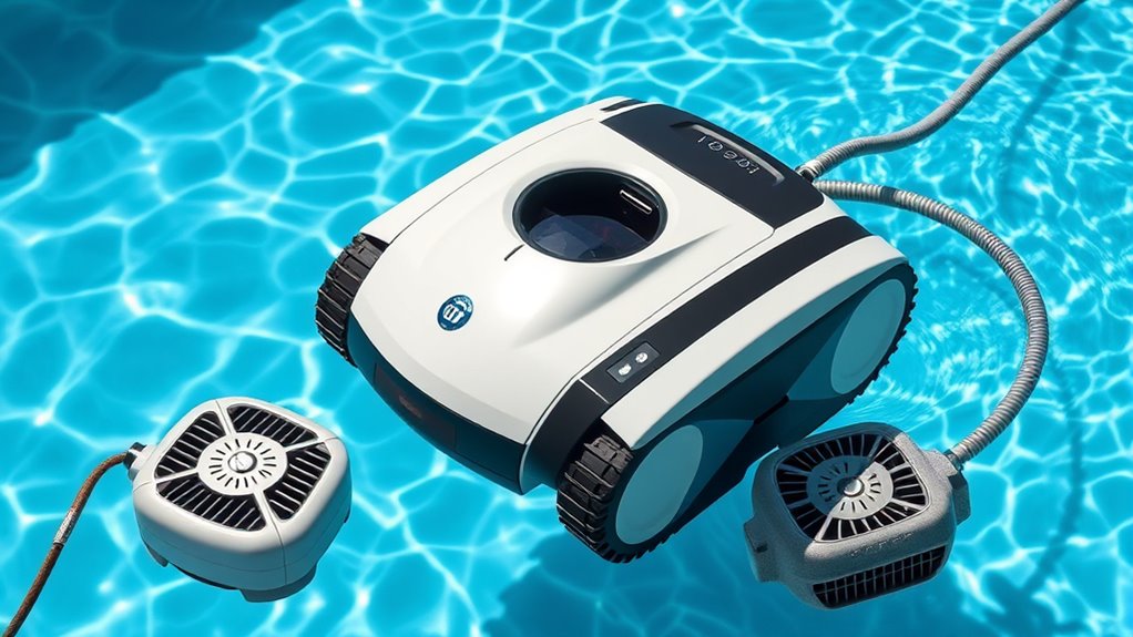 smart robotic pool cleaning