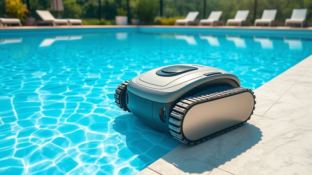 sparkling clean attractive pool