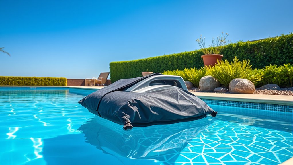 store pool cleaner properly