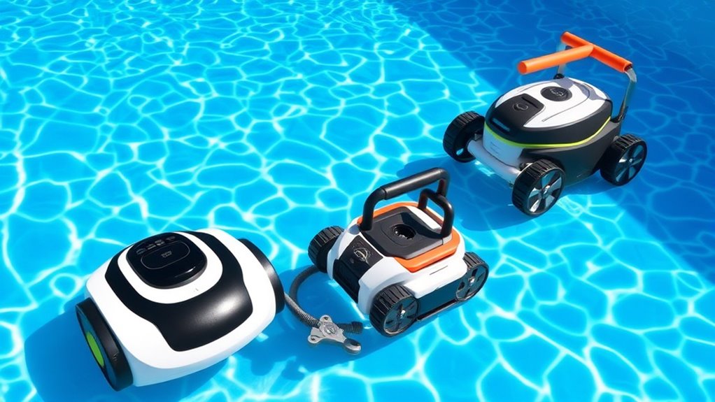 types of automatic pool cleaners