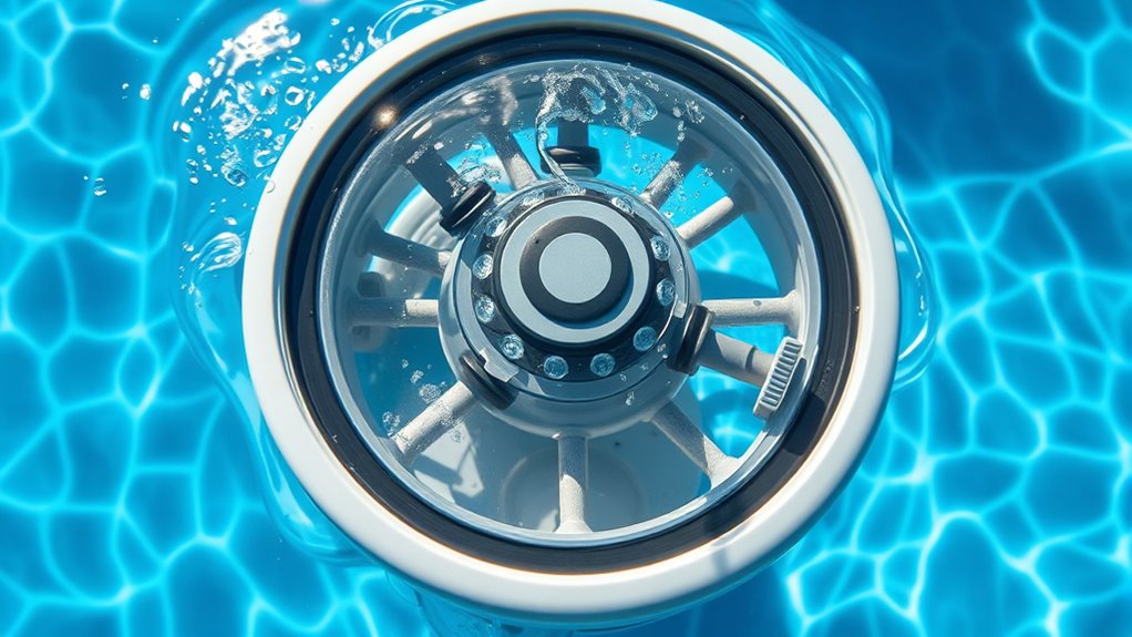 water flows through filtration