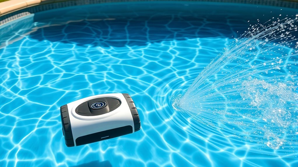 water powered debris removal