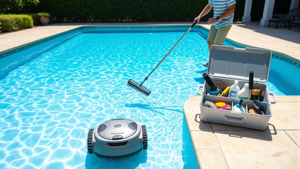 weekly pool cleaning essentials
