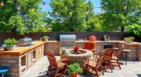 affordable outdoor kitchen materials