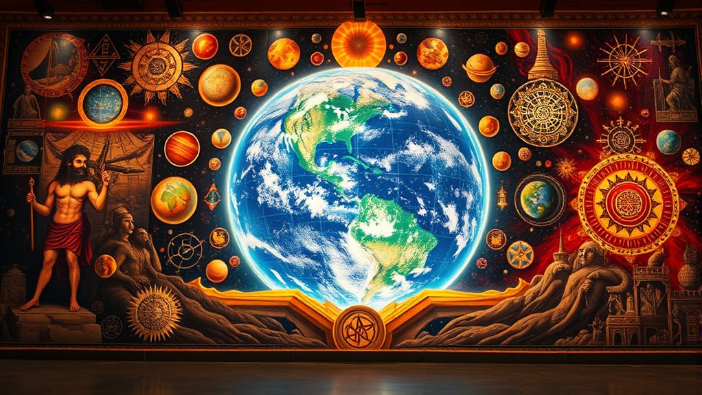 ancient celestial spheres worldview
