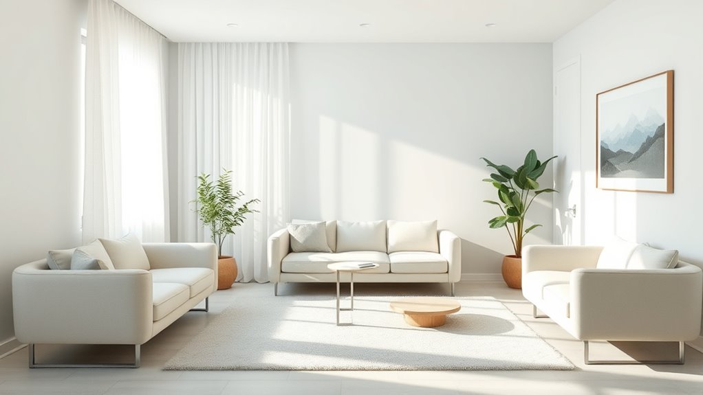 calming muted color palette