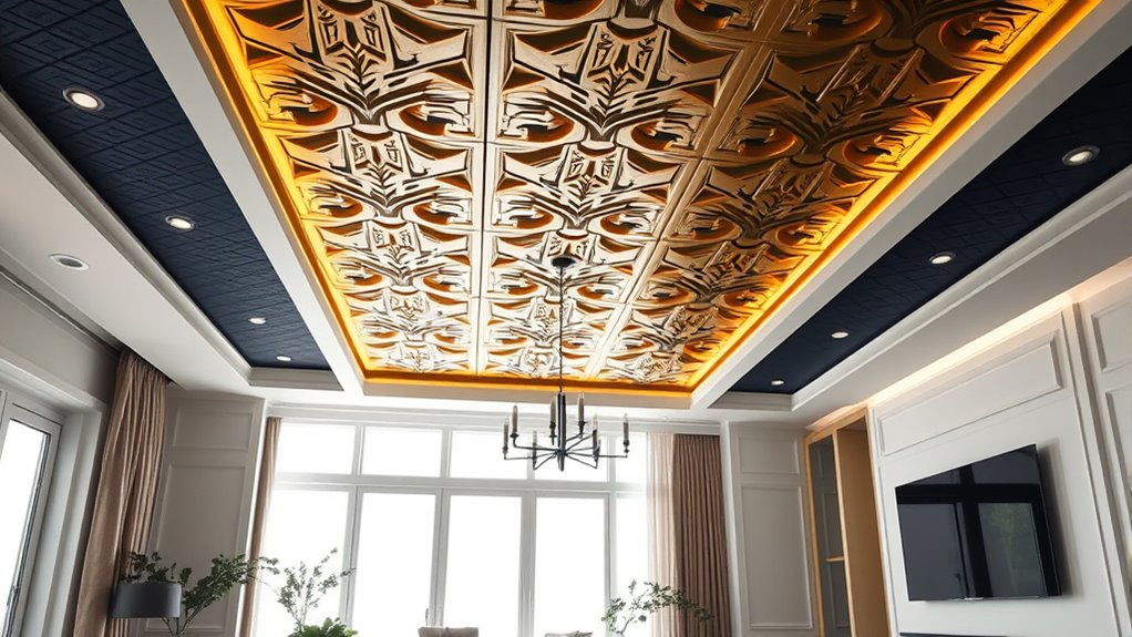 ceiling design and lighting