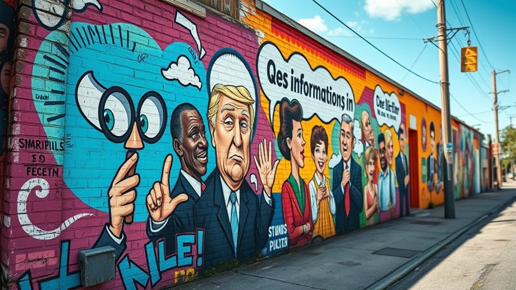 challenging assumptions through satire