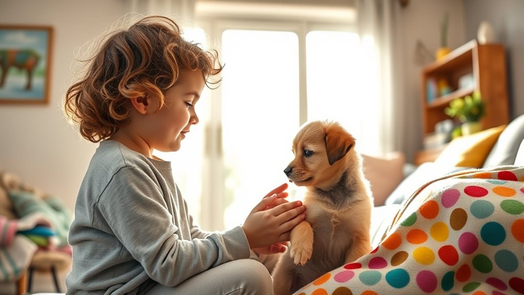 children learn responsibility through pet care