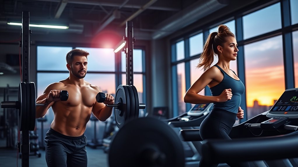 consistent varied workout schedule