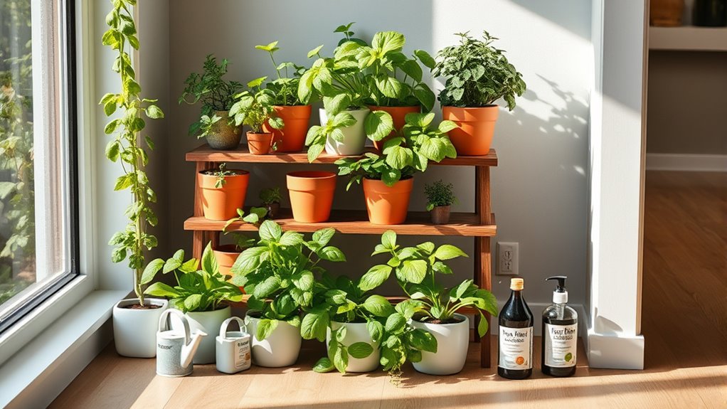 consistent watering and fertilizing