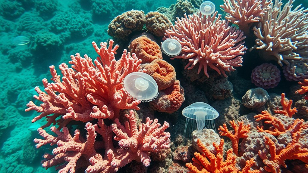 coral reef and shell decline