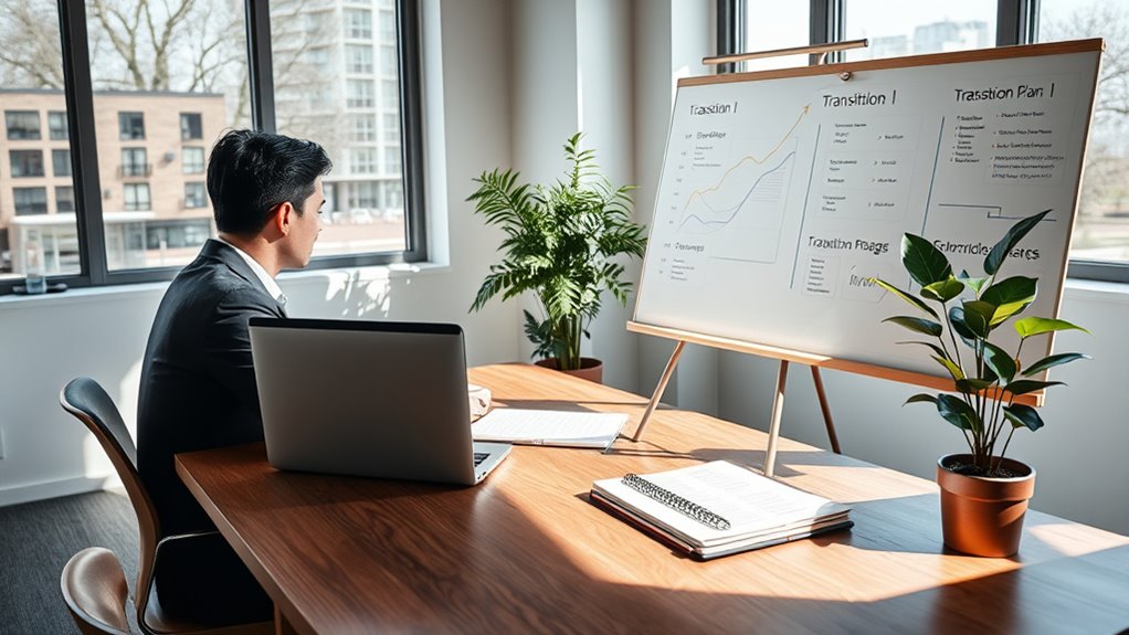 create actionable career transition plan