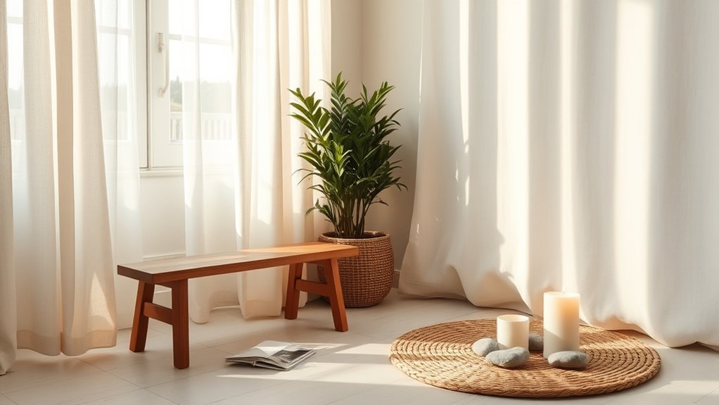 create calming tranquil ambiance