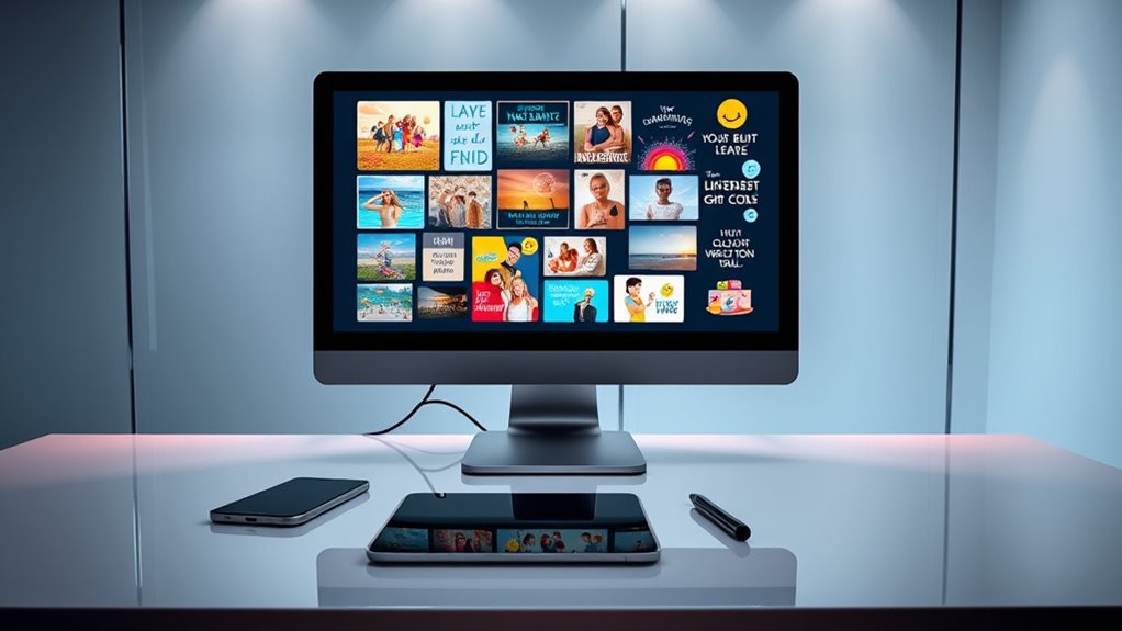 create engaging digital vision boards