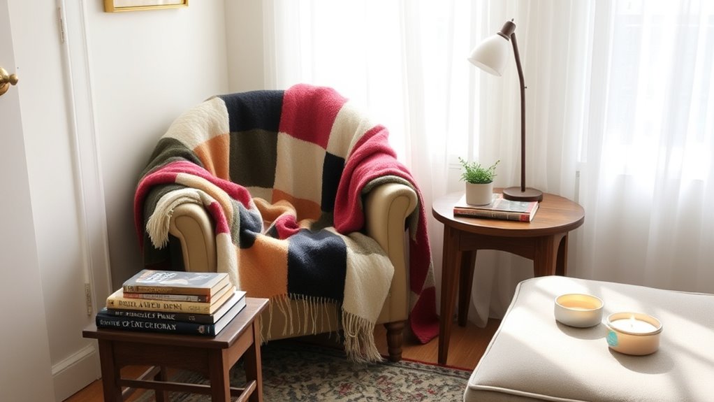create inviting cozy relaxation space