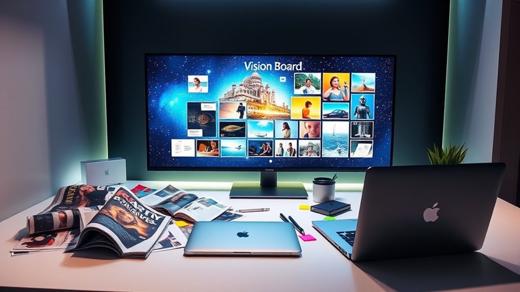 digital vision board customization