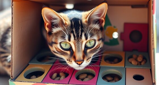 diy cat puzzle feeders