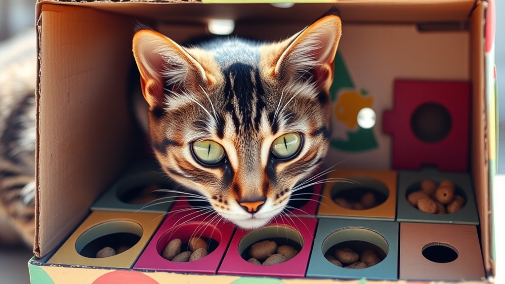 diy cat puzzle feeders