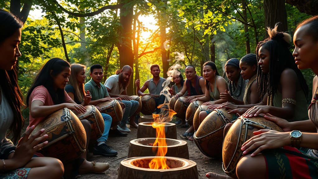 drums symbolize spiritual connection