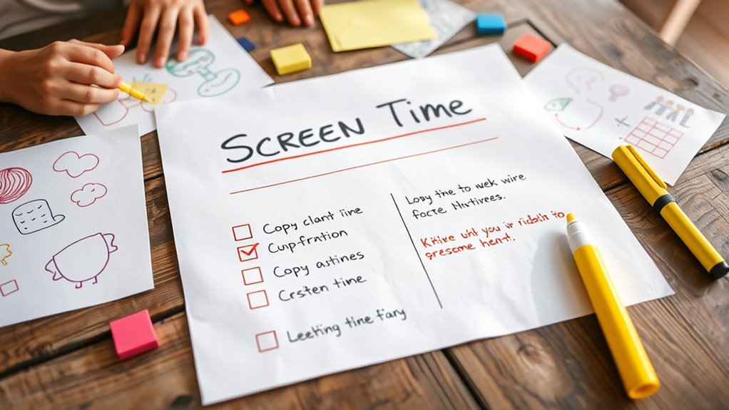 establishing responsible screen boundaries