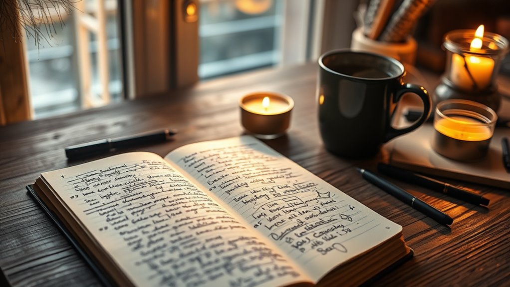 evening journaling reveals subconscious