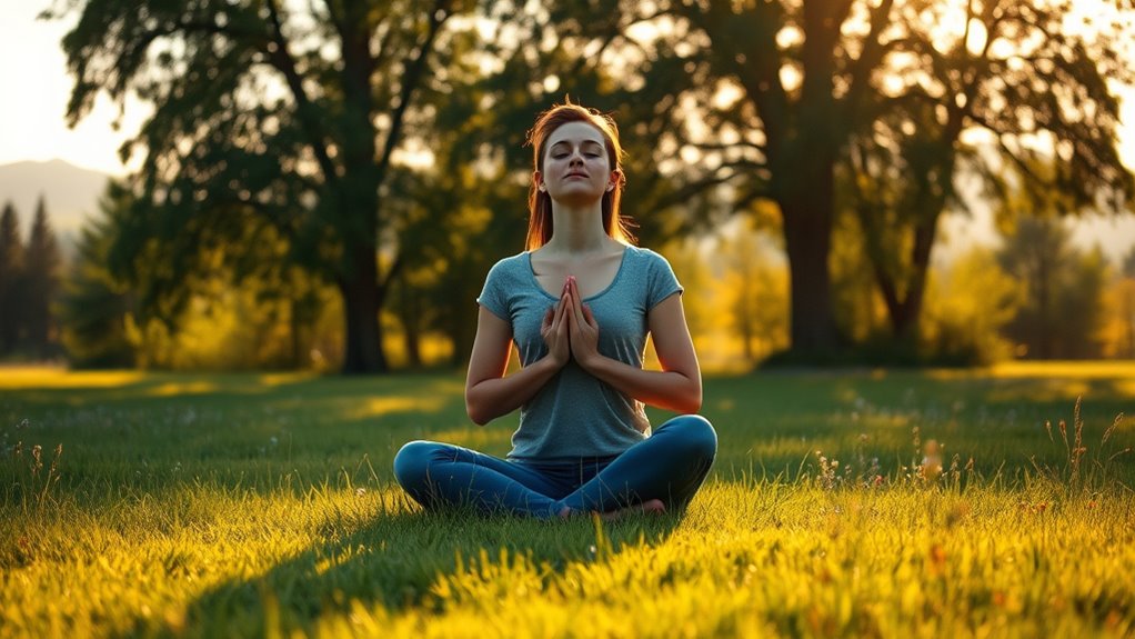 find calm through breath